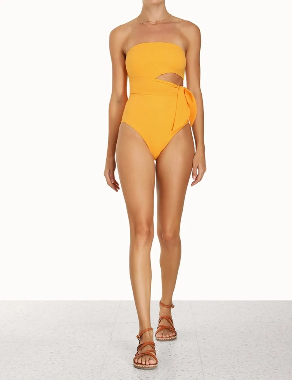 ZIMMERMANN Separates Sculpt Scarf Tie 1Pc-Women One Pieces