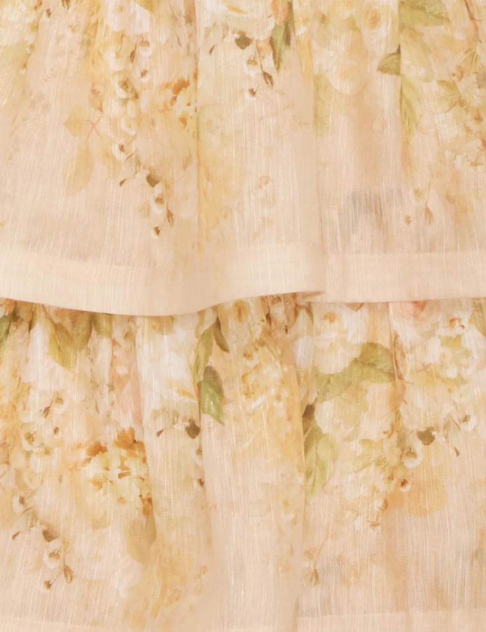 ZIMMERMANN Sensory Tiered Midi Dress-Women Luminosity