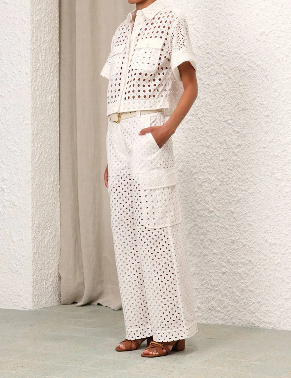 ZIMMERMANN Matchmaker Anglaise Pant-Women Shorts & Pants