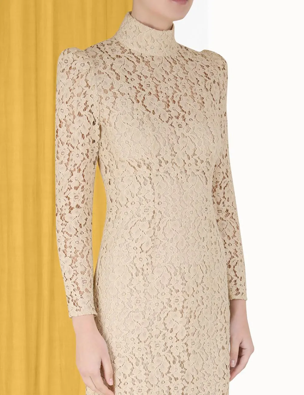 ZIMMERMANN Sensory Lace Midi Dress-Women Clothing