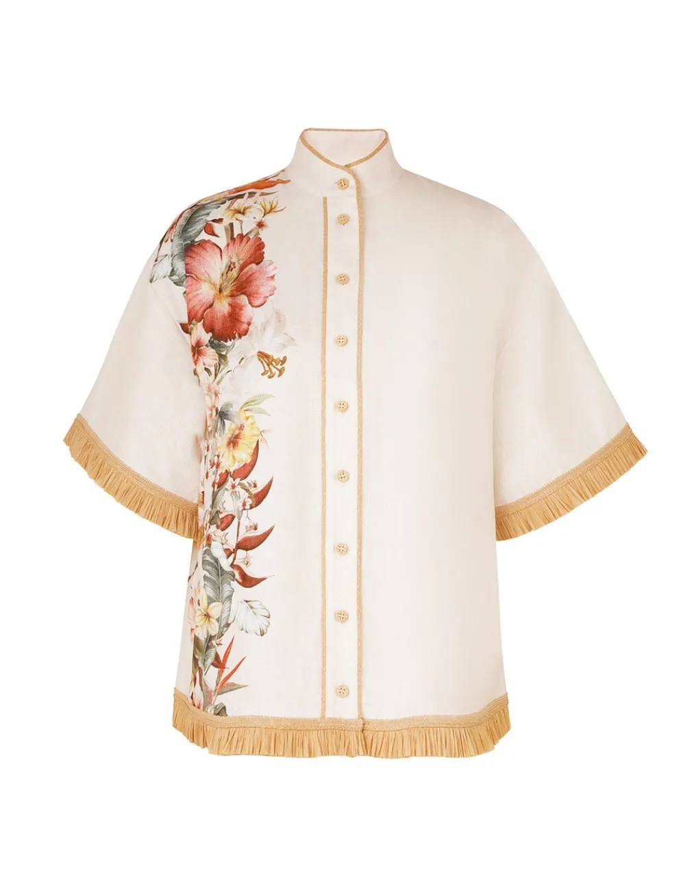 ZIMMERMANN Lexi Relaxed Shirt-Women Tops