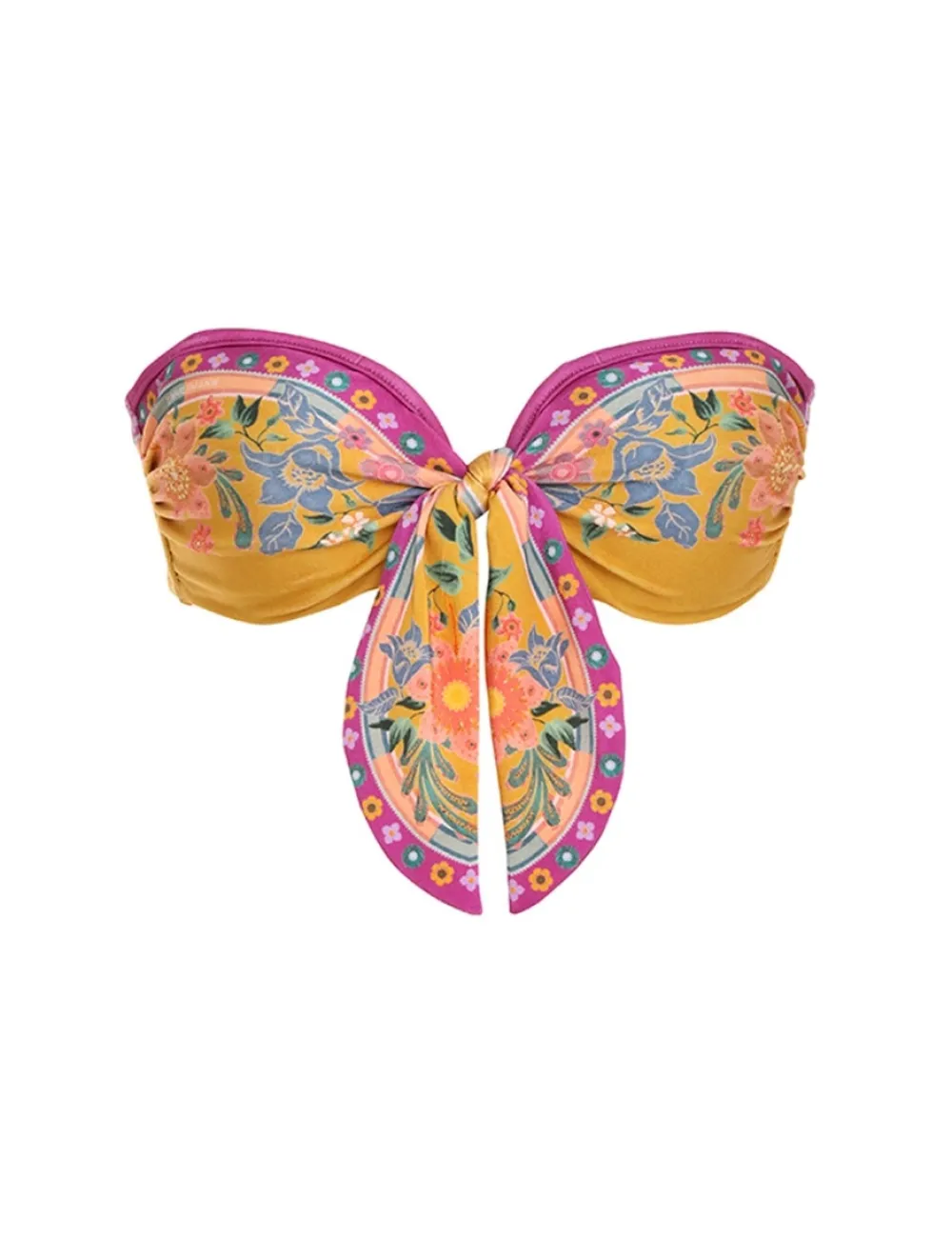 ZIMMERMANN Ginger Scarf Tie Bra-Women Bikinis