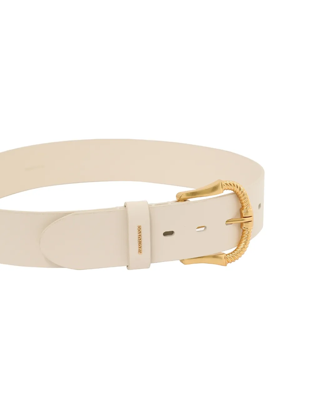 ZIMMERMANN Twisted Buckle Leather Belt 40-Women Belts