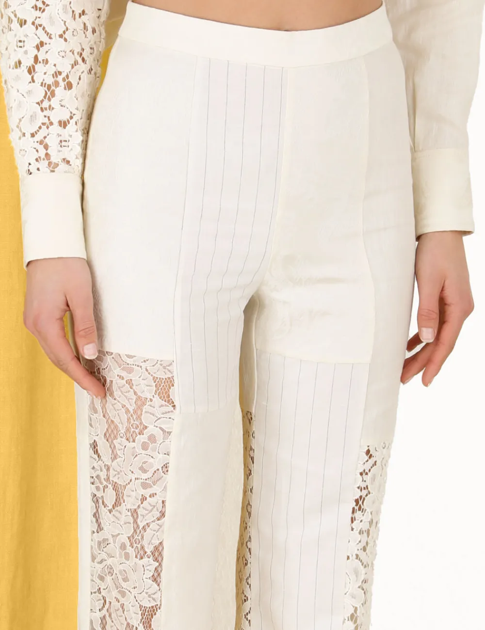 ZIMMERMANN Luminosity Patch Lace Pant-Women Shorts & Pants