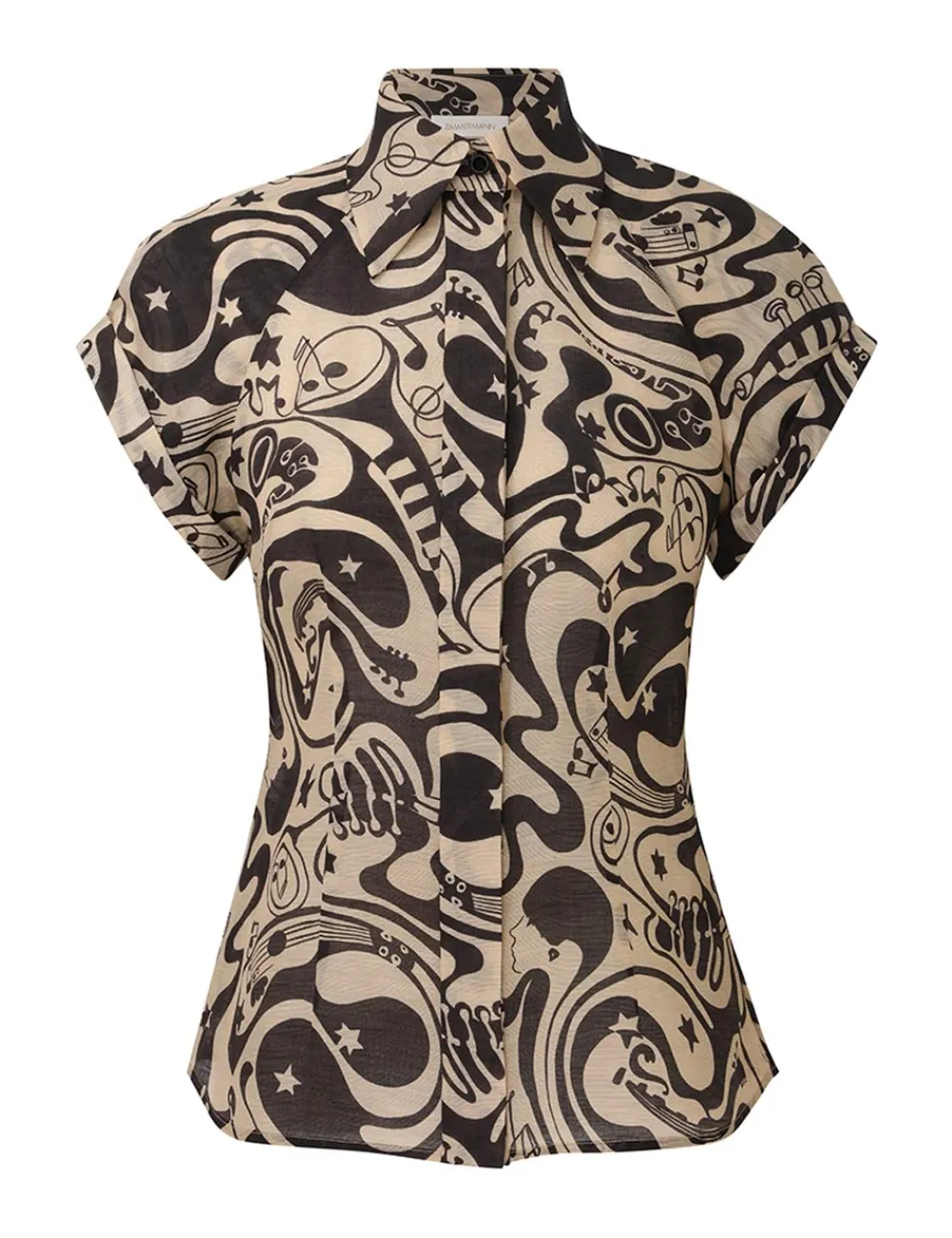 ZIMMERMANN Matchmaker Fitted Blouse-Women Clothing