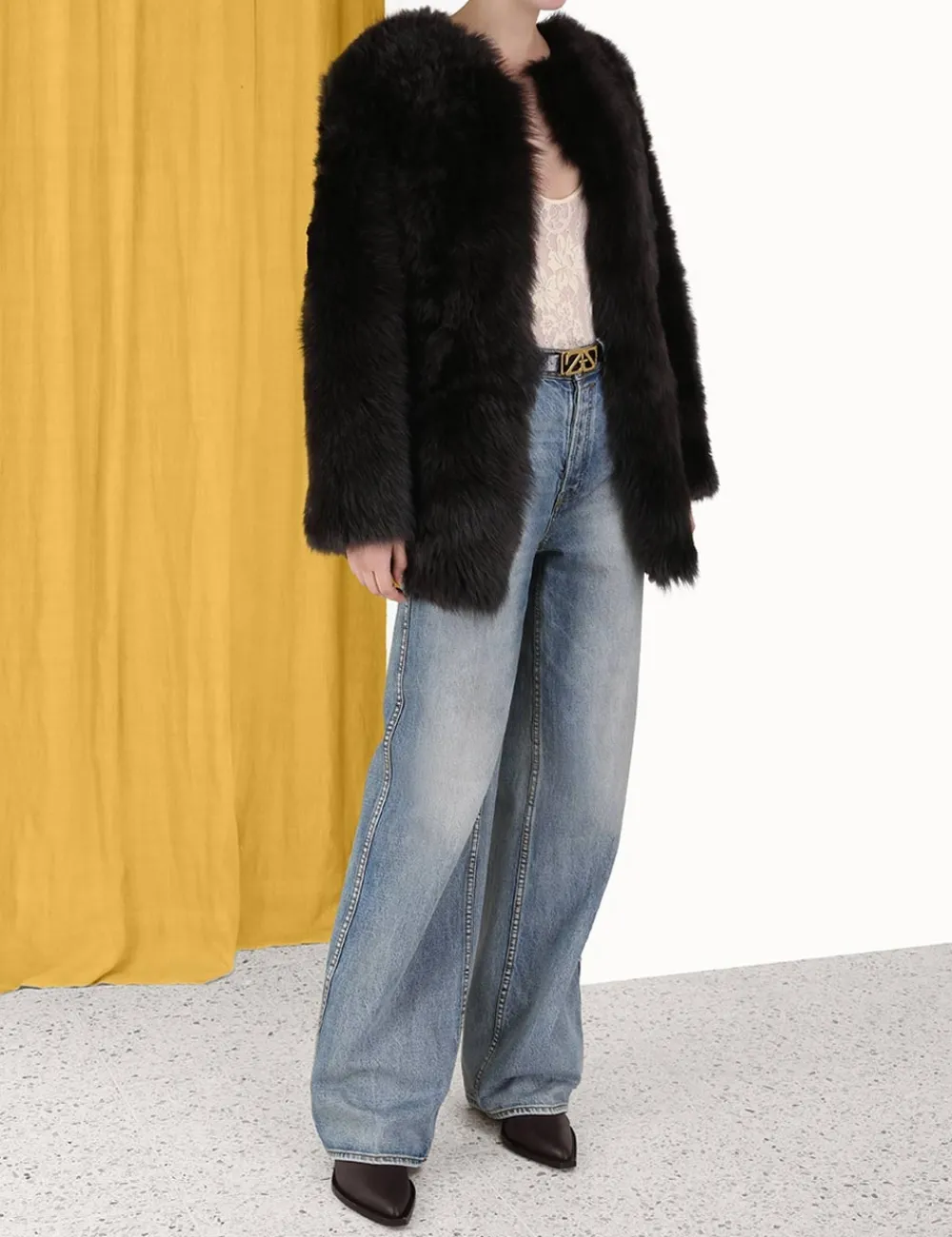 ZIMMERMANN Luminosity Shearling Jacket-Women Jackets & Coats