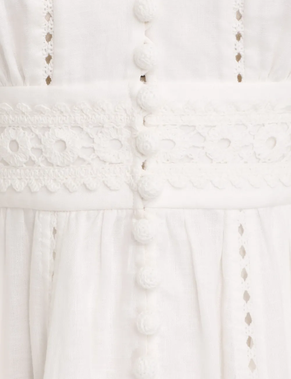 ZIMMERMANN Devi Spliced Billow Mini Dress-Women Dresses & Coverups