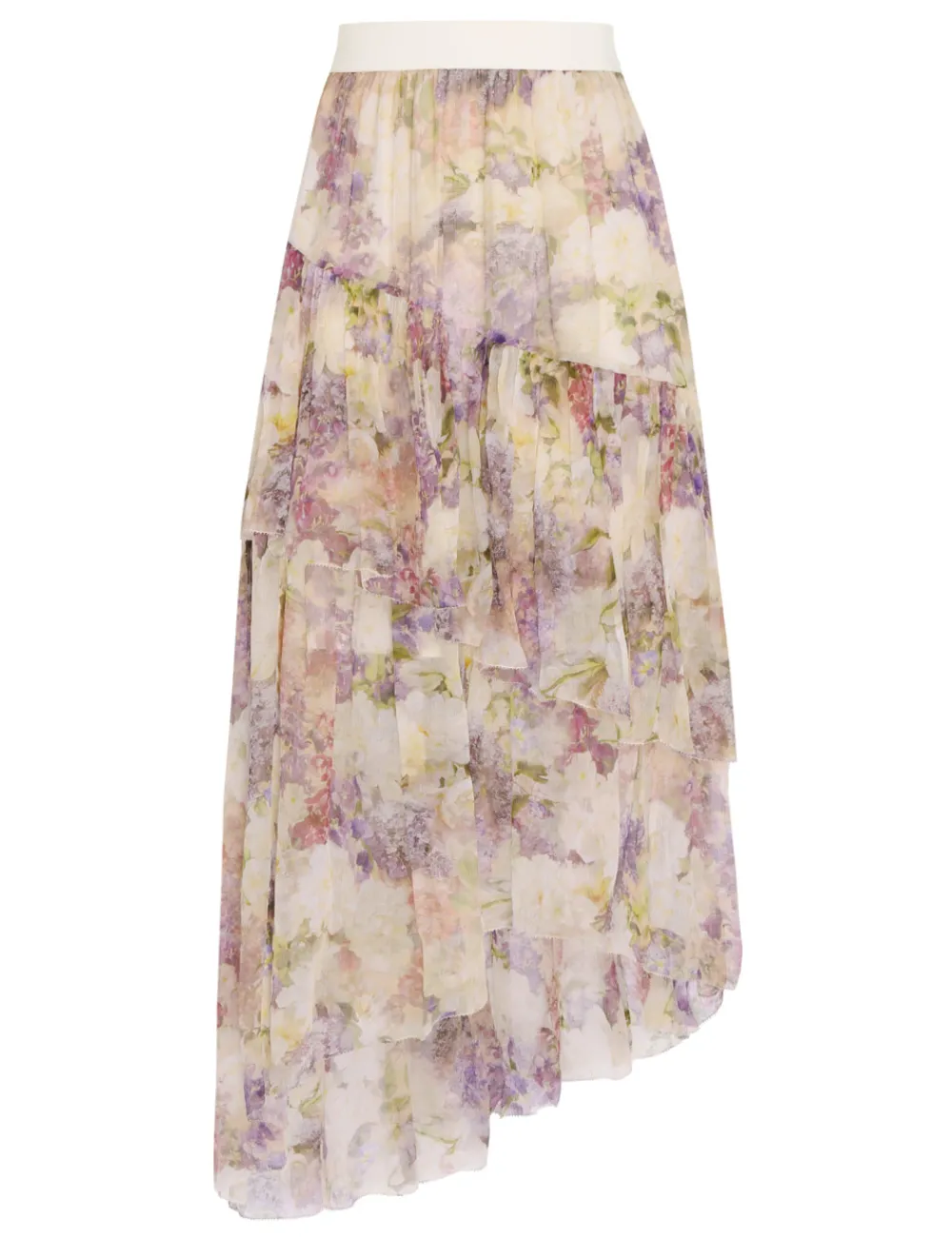 ZIMMERMANN Lyrical Asymmetric Skirt-Women Clothing