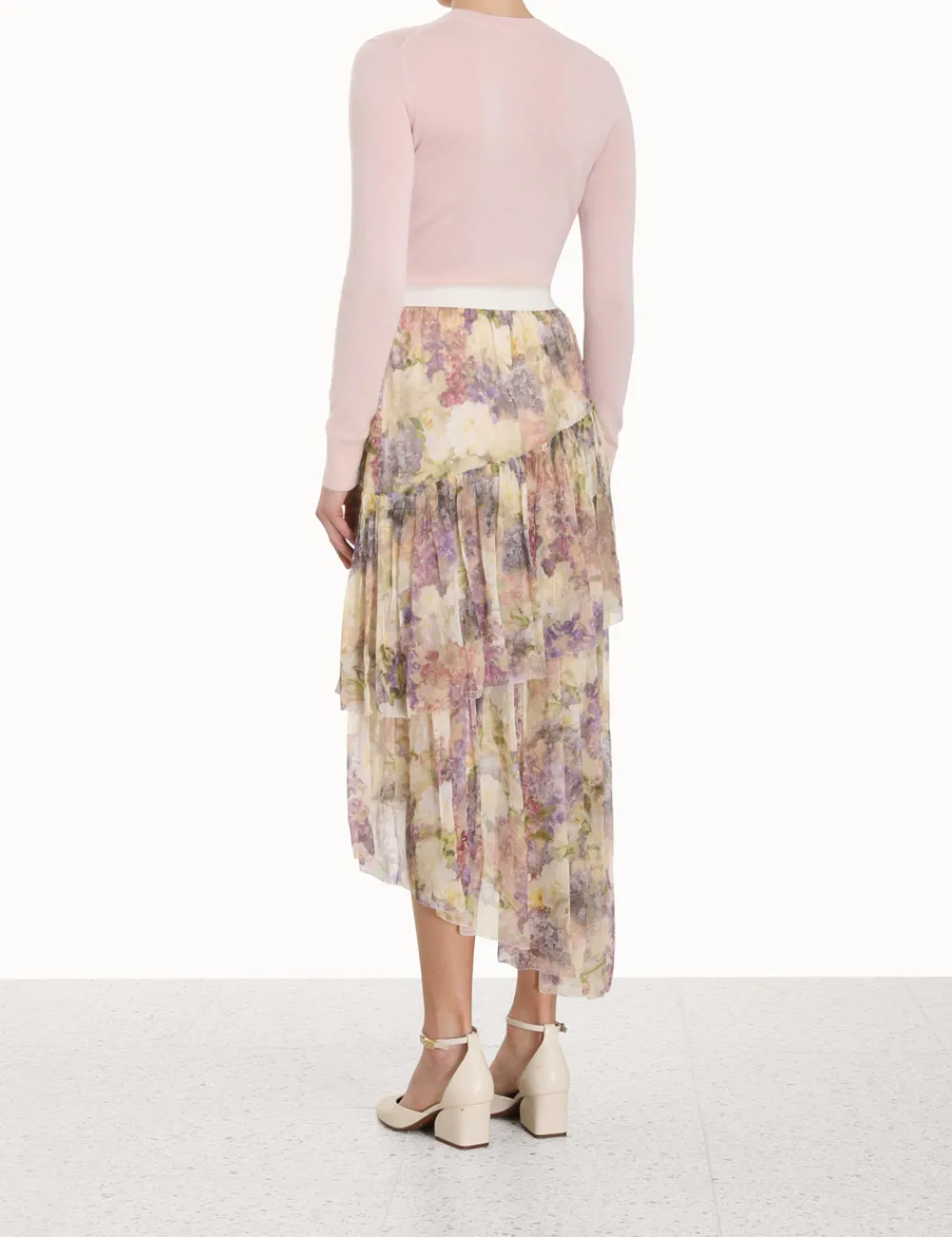 ZIMMERMANN Lyrical Asymmetric Skirt-Women Clothing