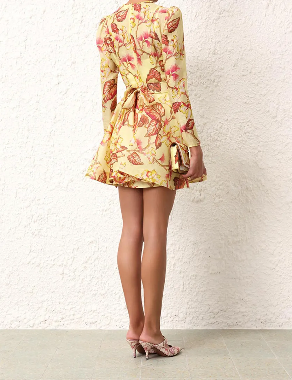 ZIMMERMANN Matchmaker Floral Mini Dress-Women Dresses