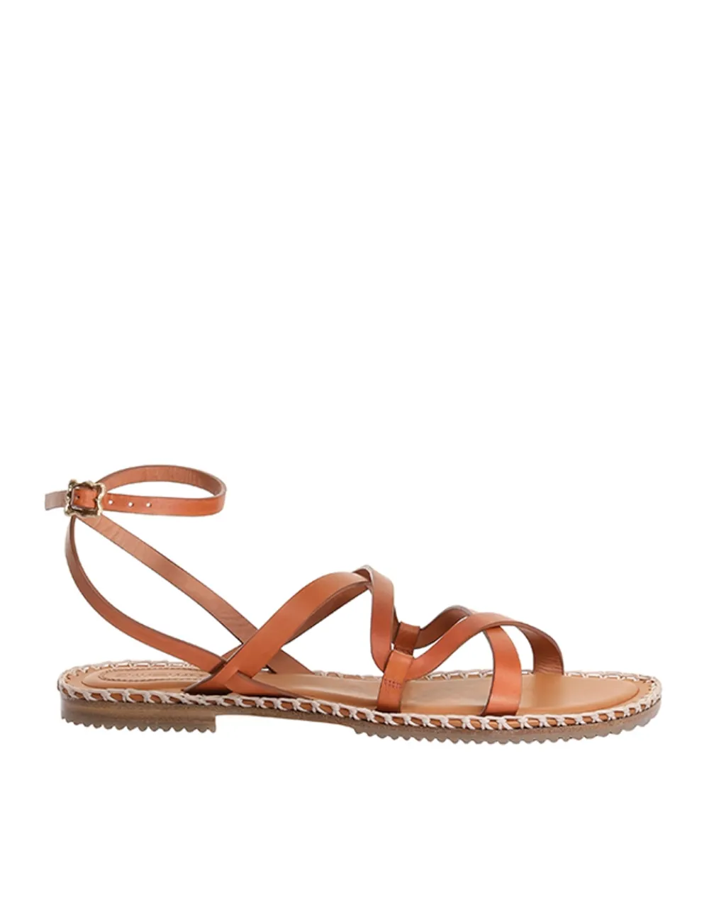 ZIMMERMANN Criss-Cross Sandal-Women In Denim