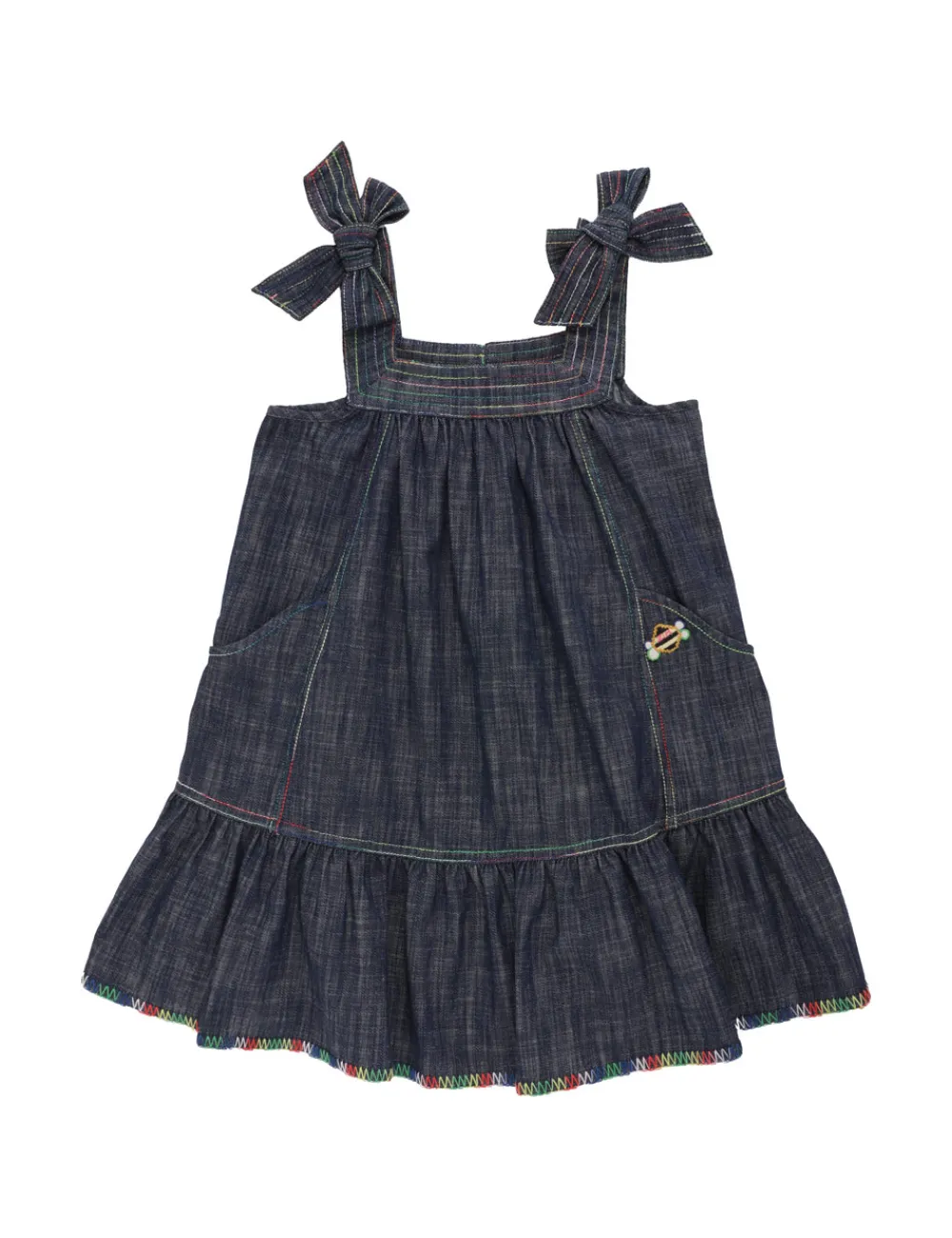 ZIMMERMANN Alight Denim Dress-Women Clothing