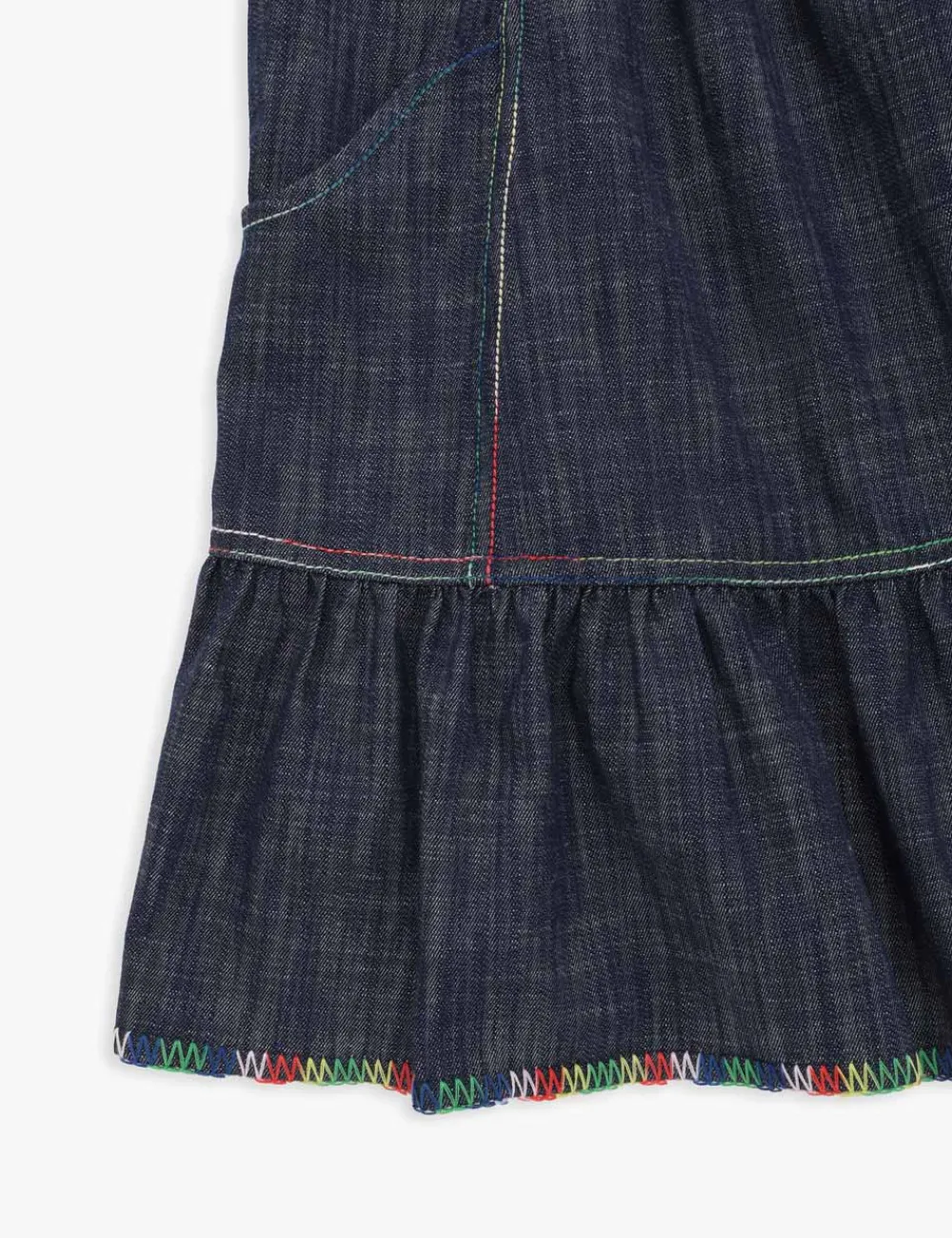 ZIMMERMANN Alight Denim Dress-Women Clothing