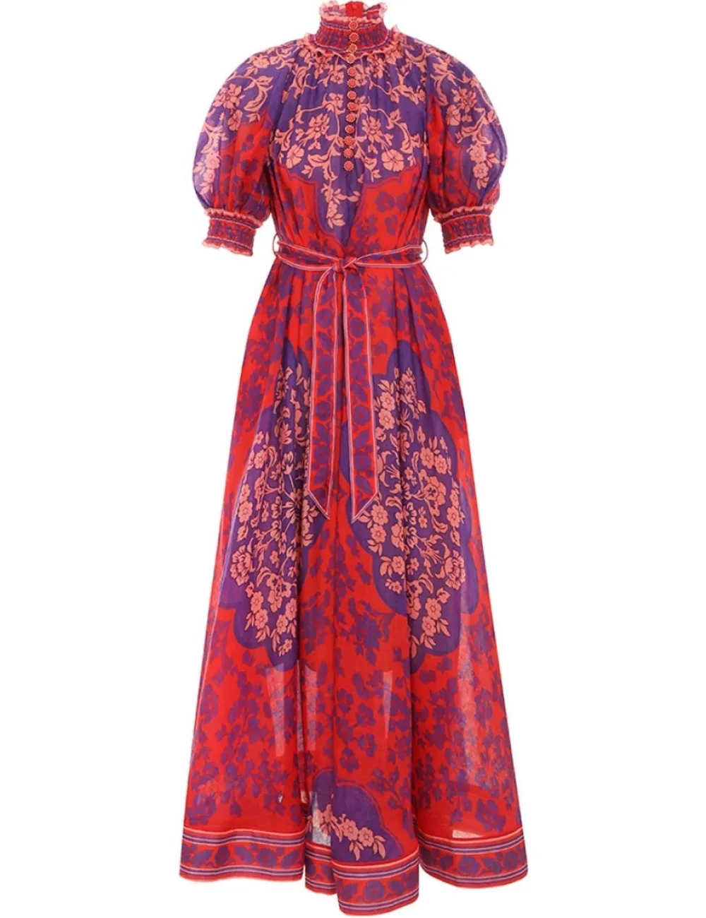 ZIMMERMANN Raie Swing Maxi Dress-Women Dresses & Coverups