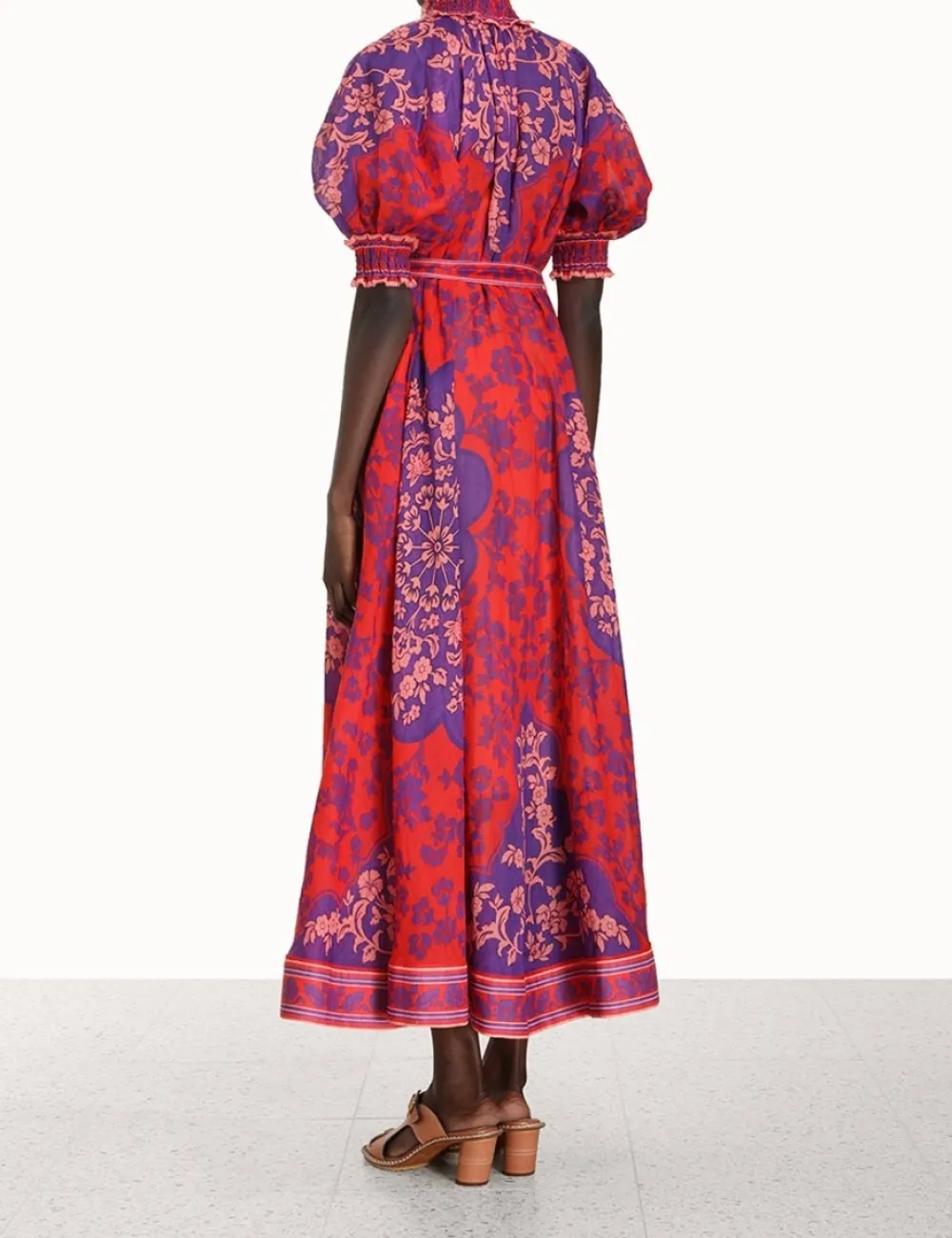 ZIMMERMANN Raie Swing Maxi Dress-Women Dresses & Coverups