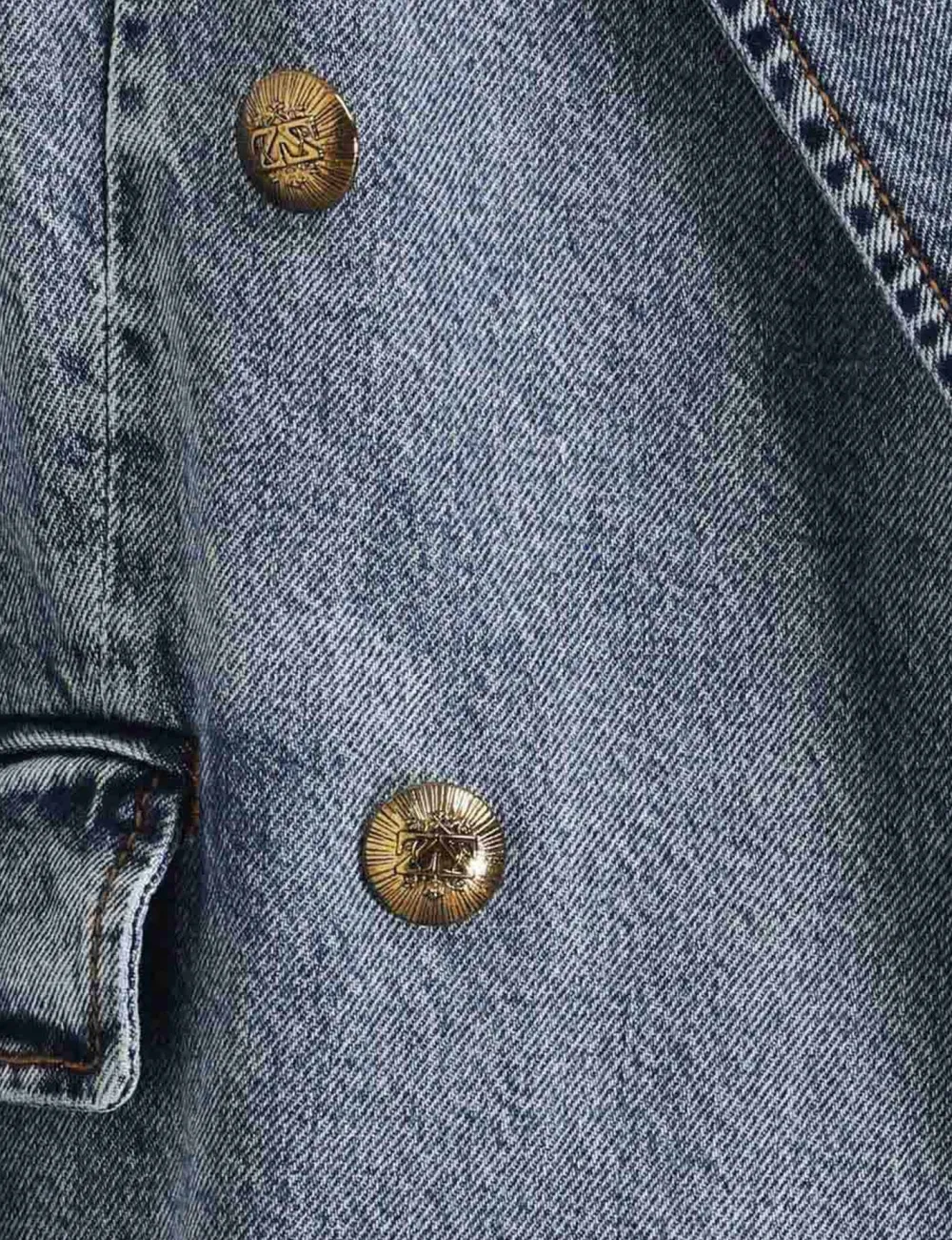 ZIMMERMANN Luminosity Denim Blazer-Women Denim