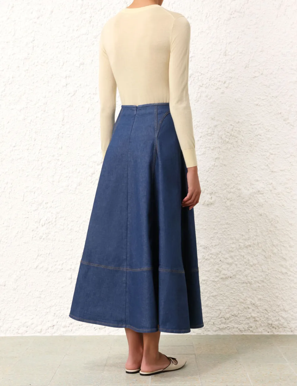 ZIMMERMANN Classic Crew Neck Sweater-Women Tops