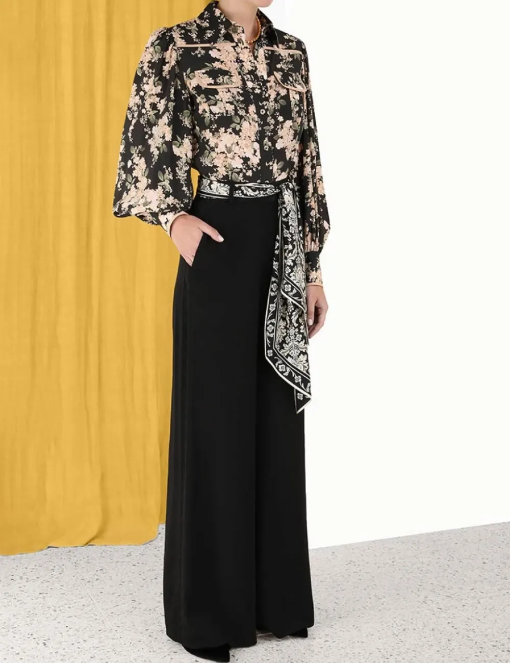 ZIMMERMANN Wide Leg Pant-Women Shorts & Pants