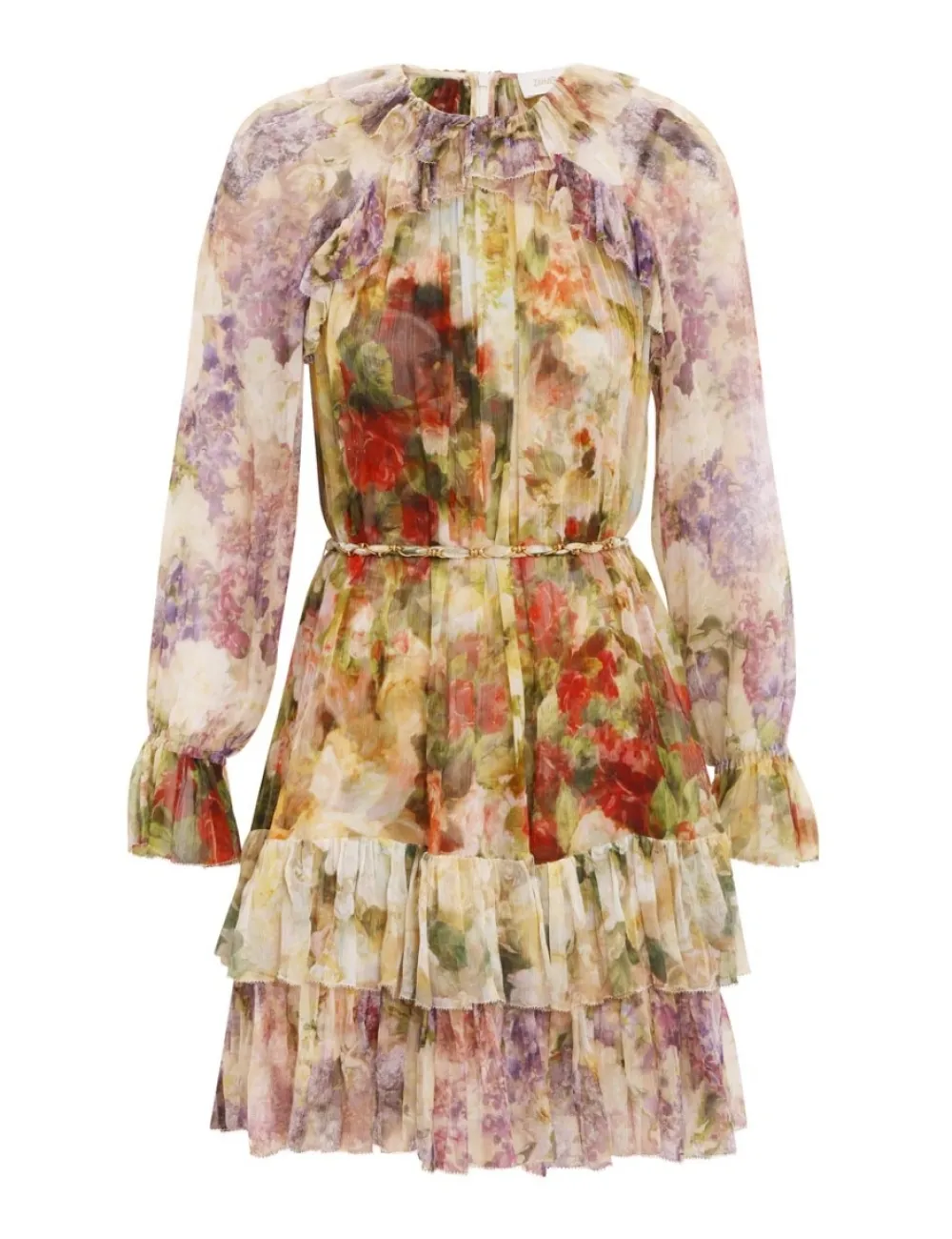 ZIMMERMANN Luminosity Frill Swing Mini-Women Dresses