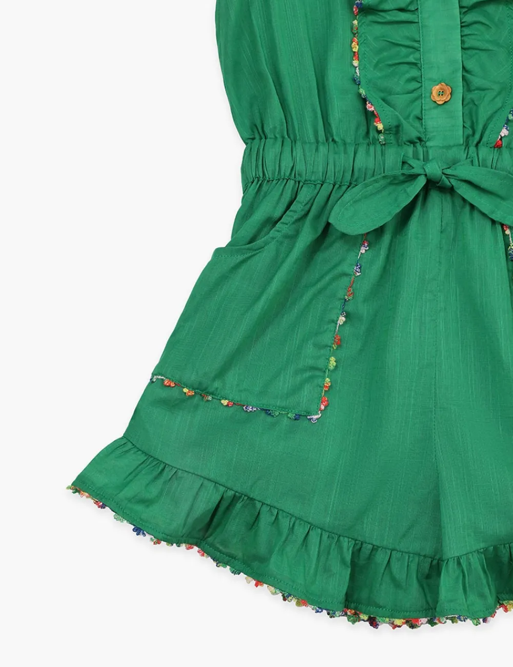 ZIMMERMANN Junie Frill Playsuit-Women Clothing