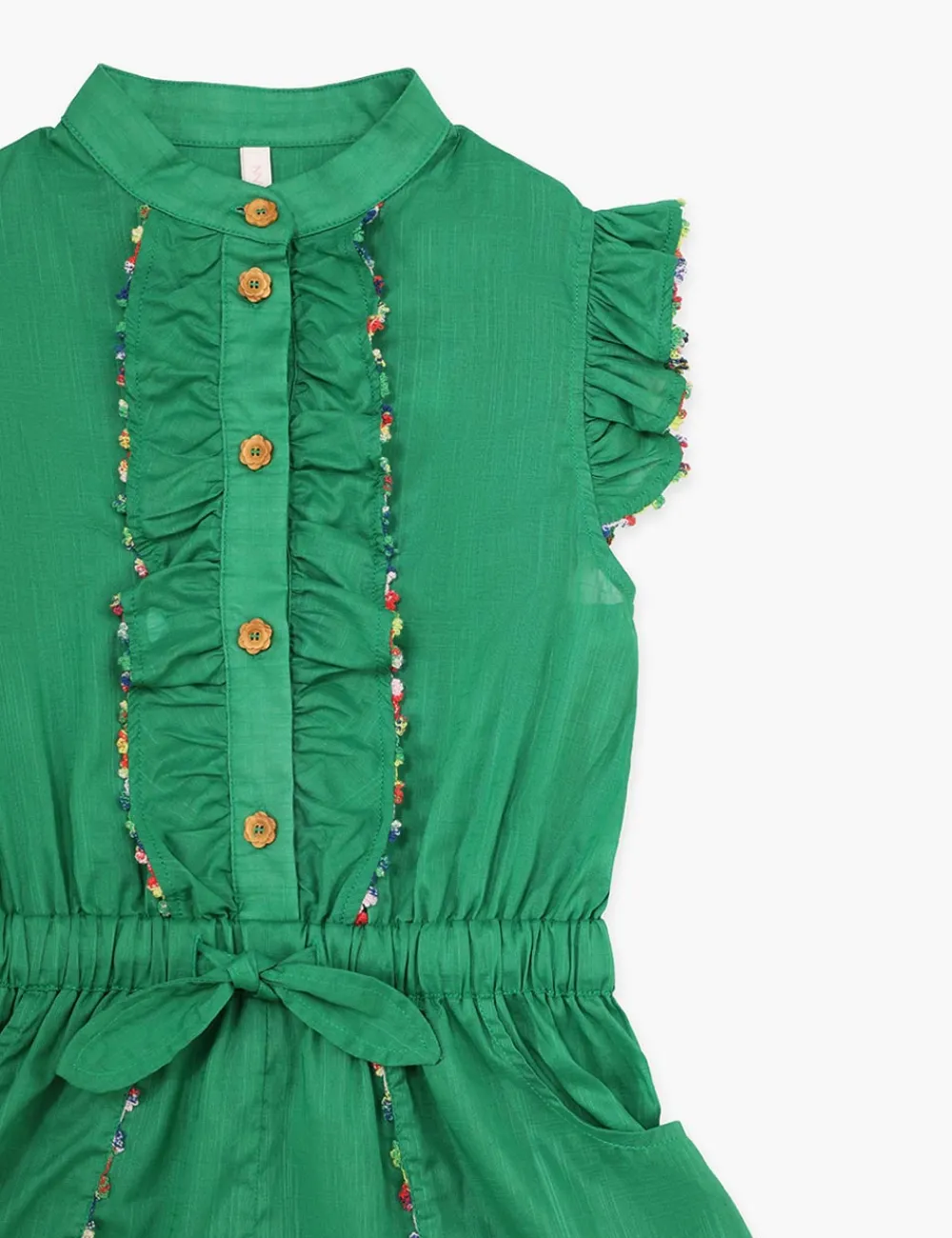 ZIMMERMANN Junie Frill Playsuit-Women Clothing