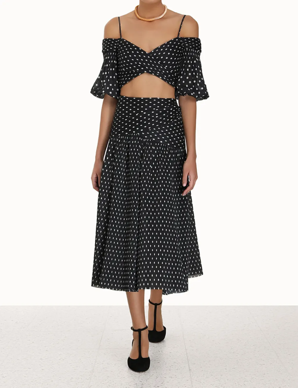 ZIMMERMANN Pleated Bodice-Women Tops