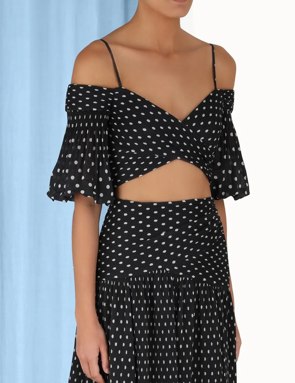 ZIMMERMANN Pleated Bodice-Women Tops