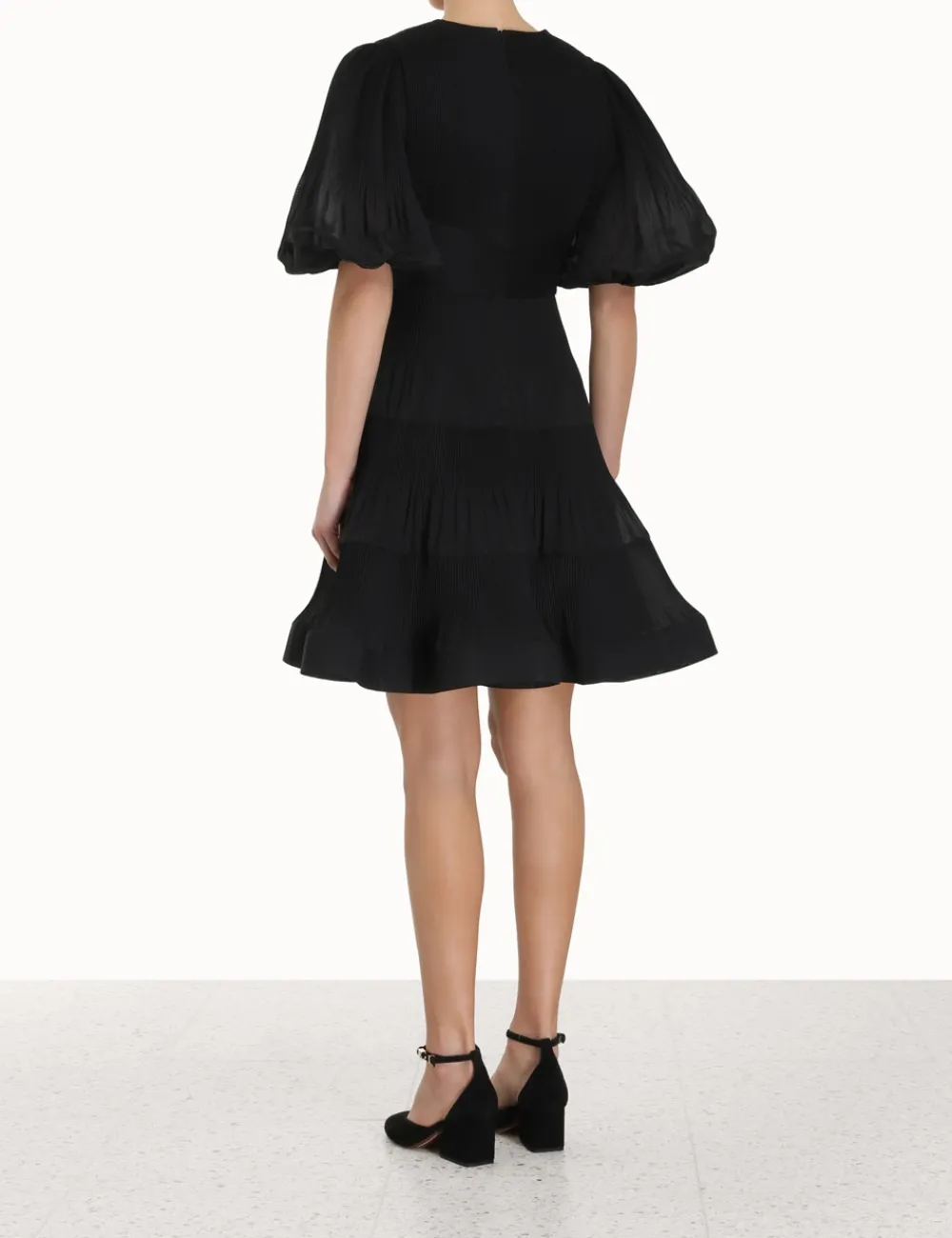 ZIMMERMANN Pleated Mini Dress-Women Dresses