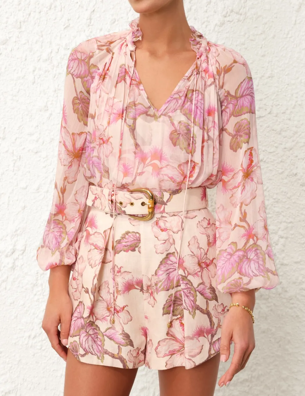 ZIMMERMANN Matchmaker Billow Blouse-Women Tops