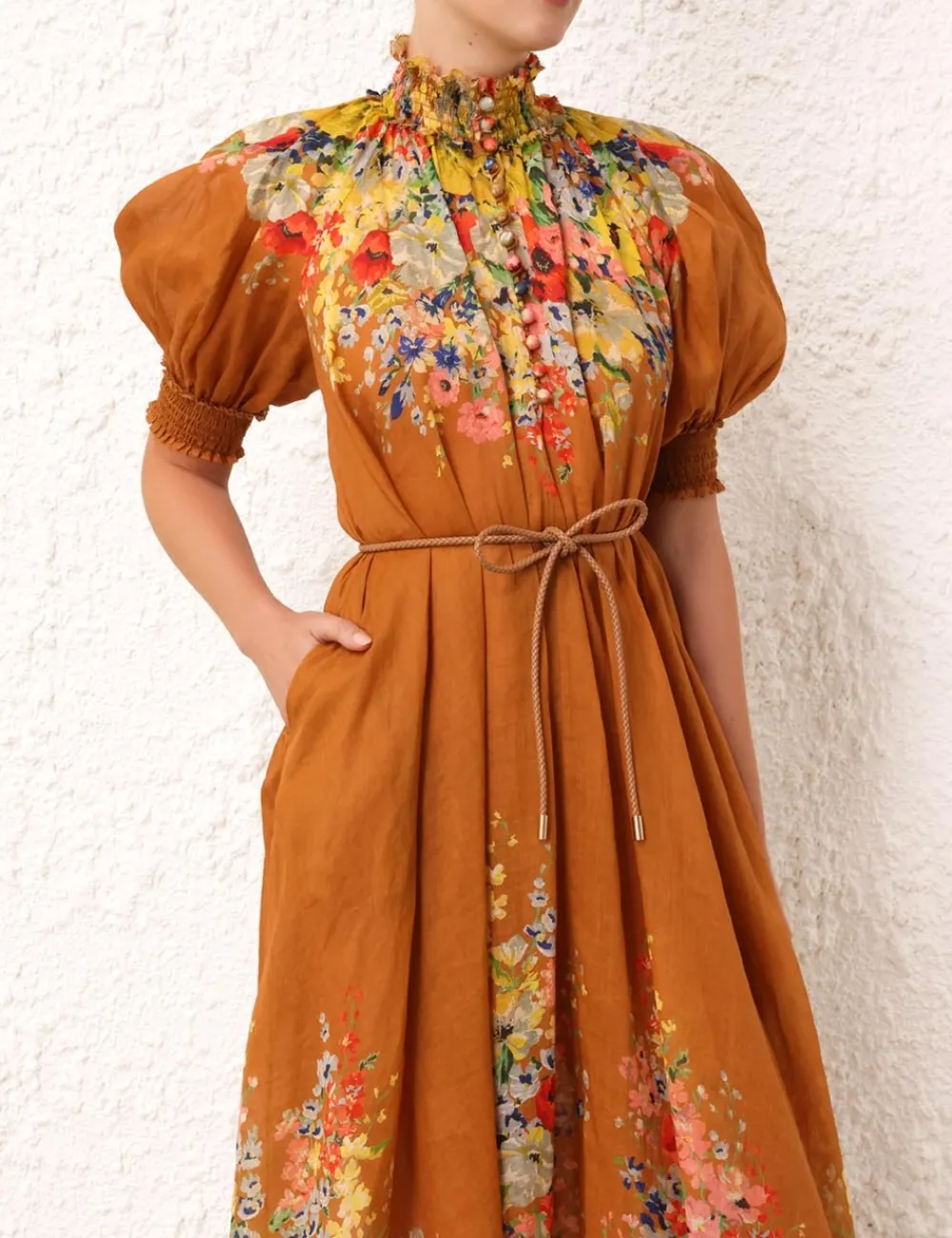 ZIMMERMANN Alight Swing Maxi Dress-Women Clothing