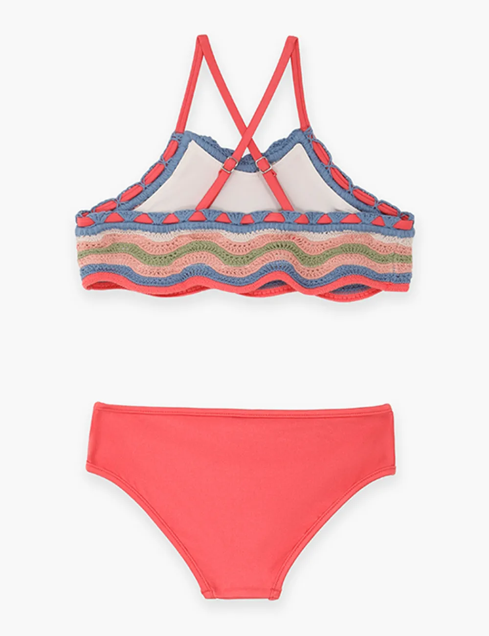 ZIMMERMANN Devi Textured Knit Bikini-Women Swimwear