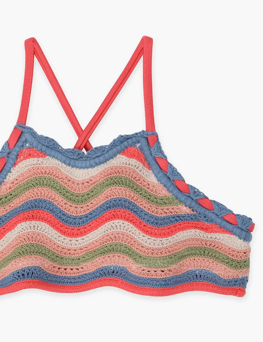 ZIMMERMANN Devi Textured Knit Bikini-Women Swimwear