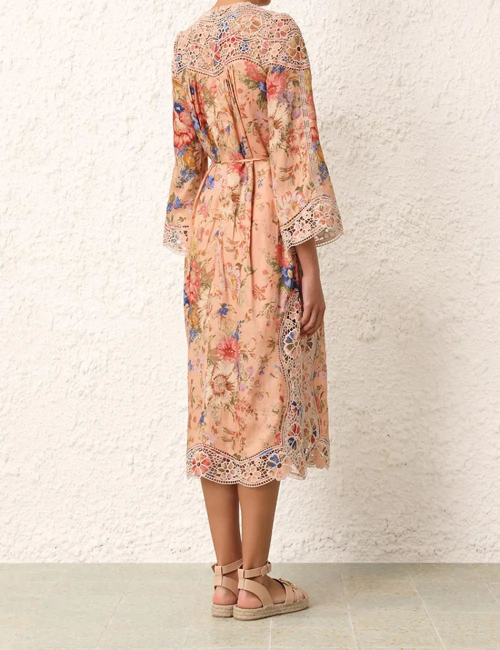 ZIMMERMANN August Broderie Midi Dress-Women Dresses & Coverups