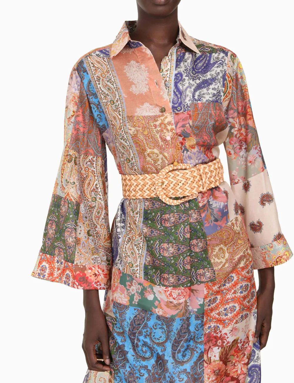 ZIMMERMANN Braided Leather Waist Belt-Women Belts