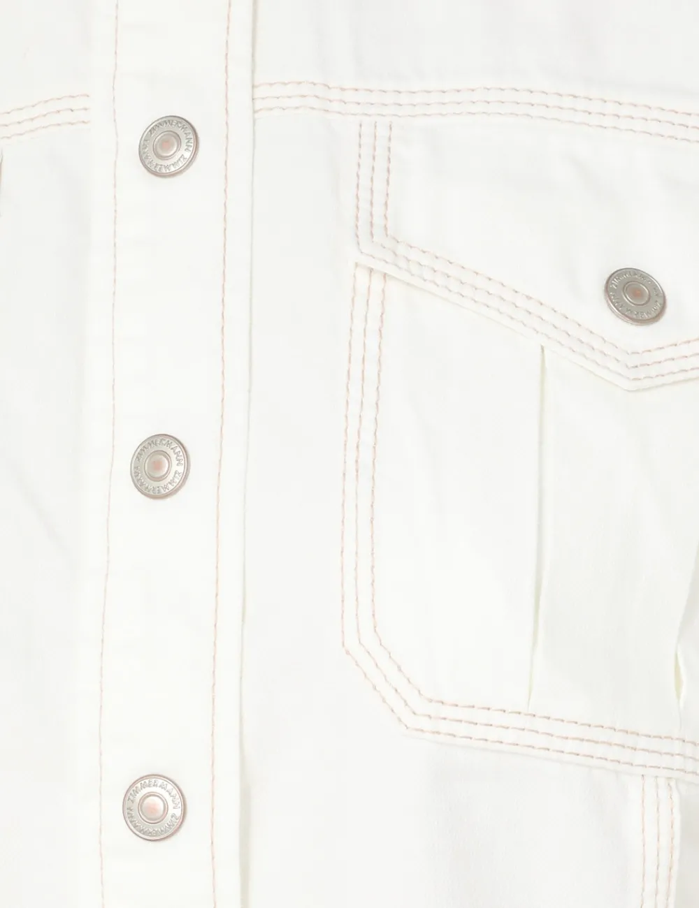 ZIMMERMANN Junie Denim Utility Shirt-Women Denim