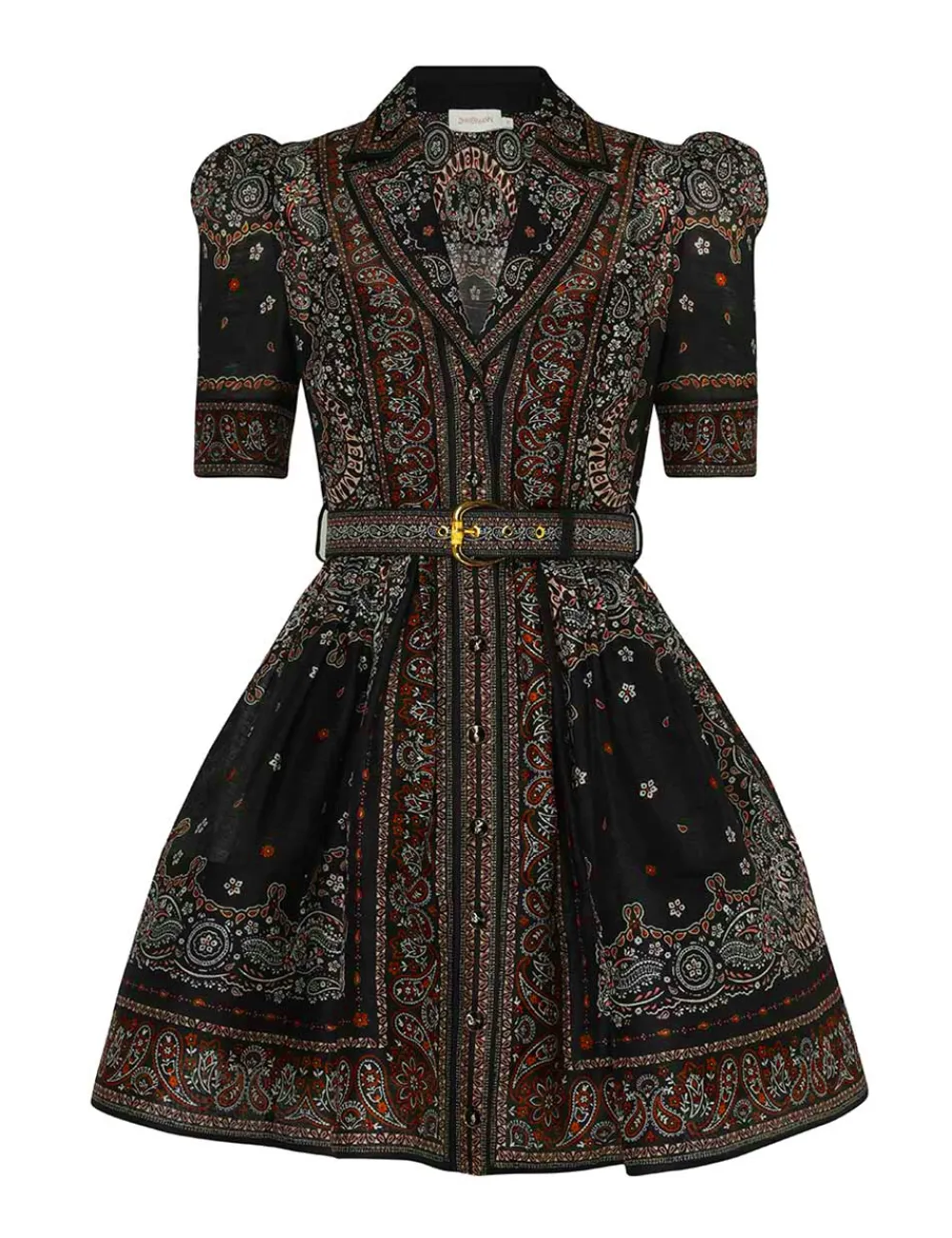 ZIMMERMANN Matchmaker Mini Shirt Dress-Women Clothing