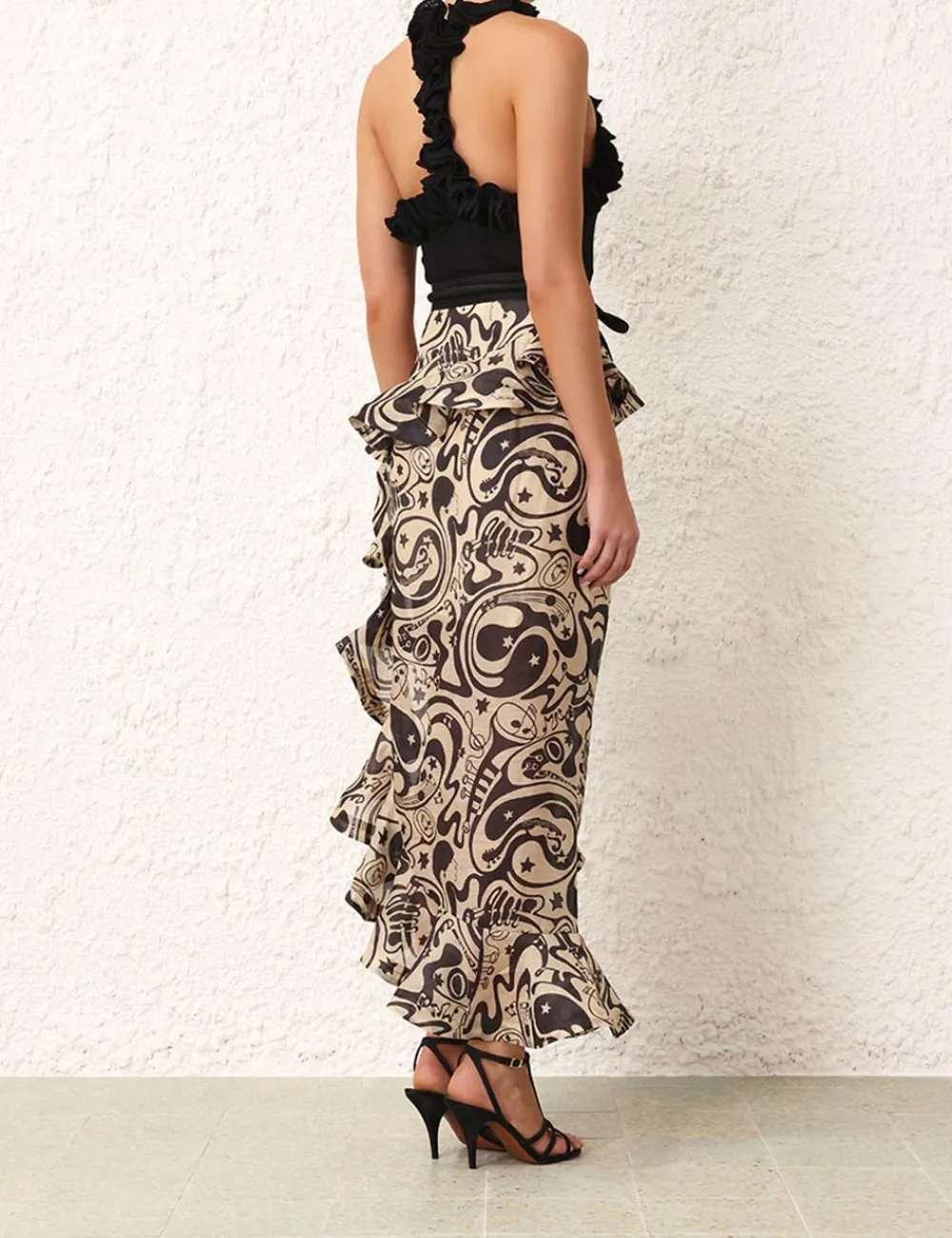 ZIMMERMANN Matchmaker Ruffle Neck Top-Women Tops