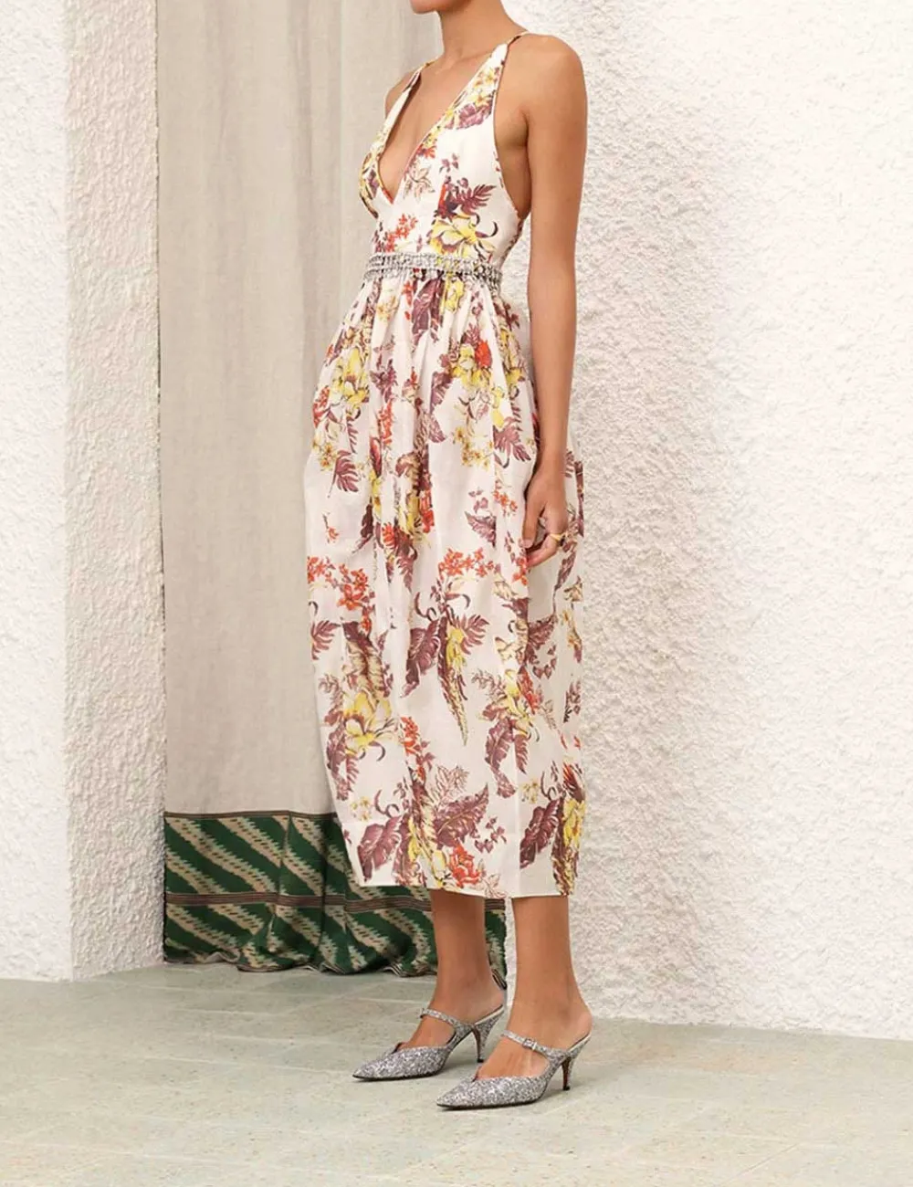 ZIMMERMANN Matchmaker Tulip Dress-Women Clothing