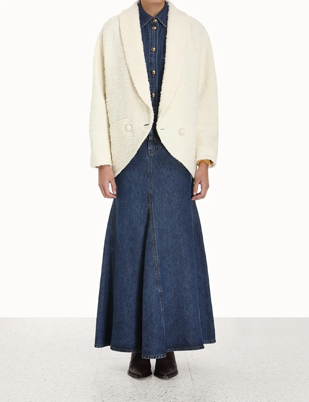 ZIMMERMANN Luminosity Oversized Coat-Women Jackets & Coats
