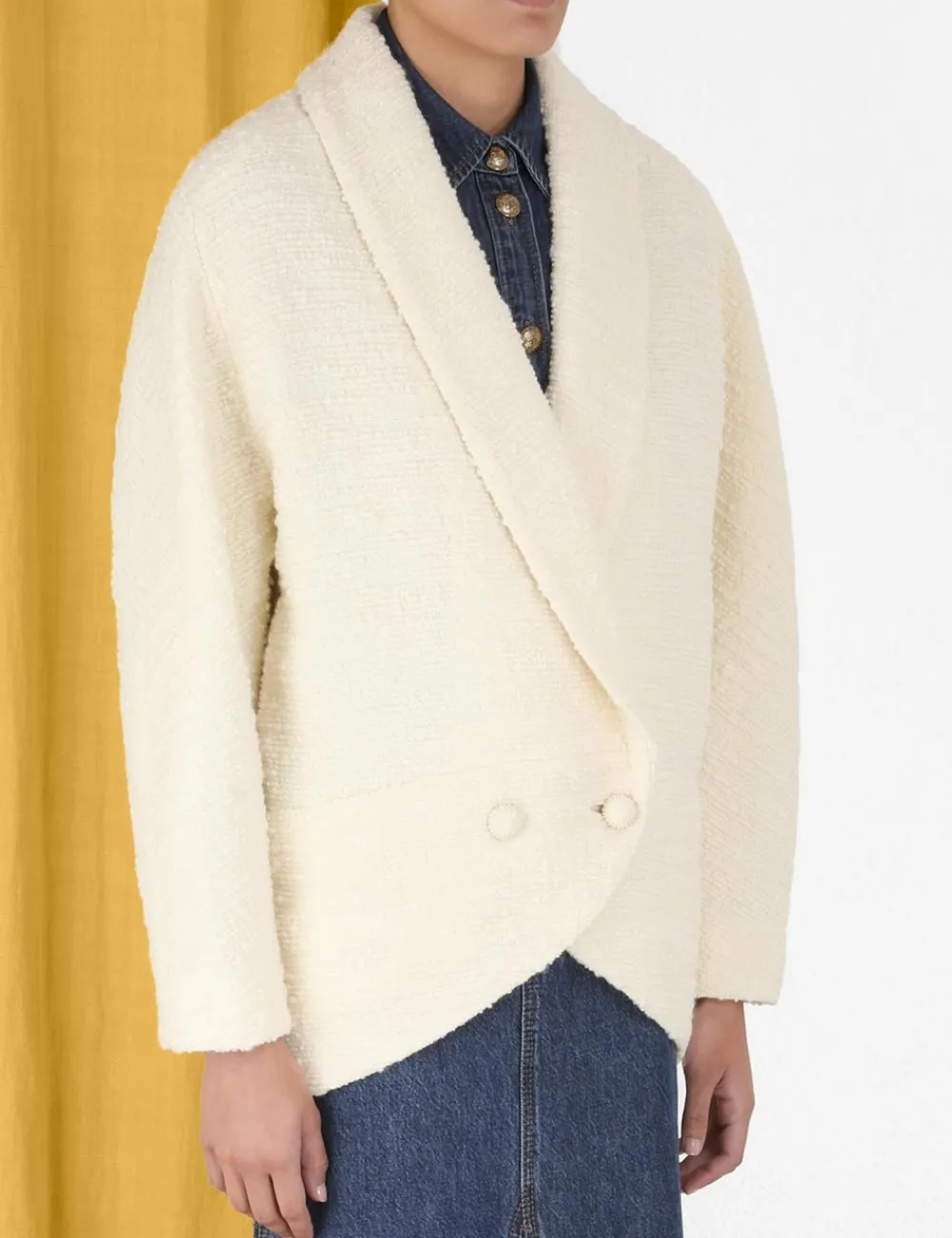 ZIMMERMANN Luminosity Oversized Coat-Women Jackets & Coats