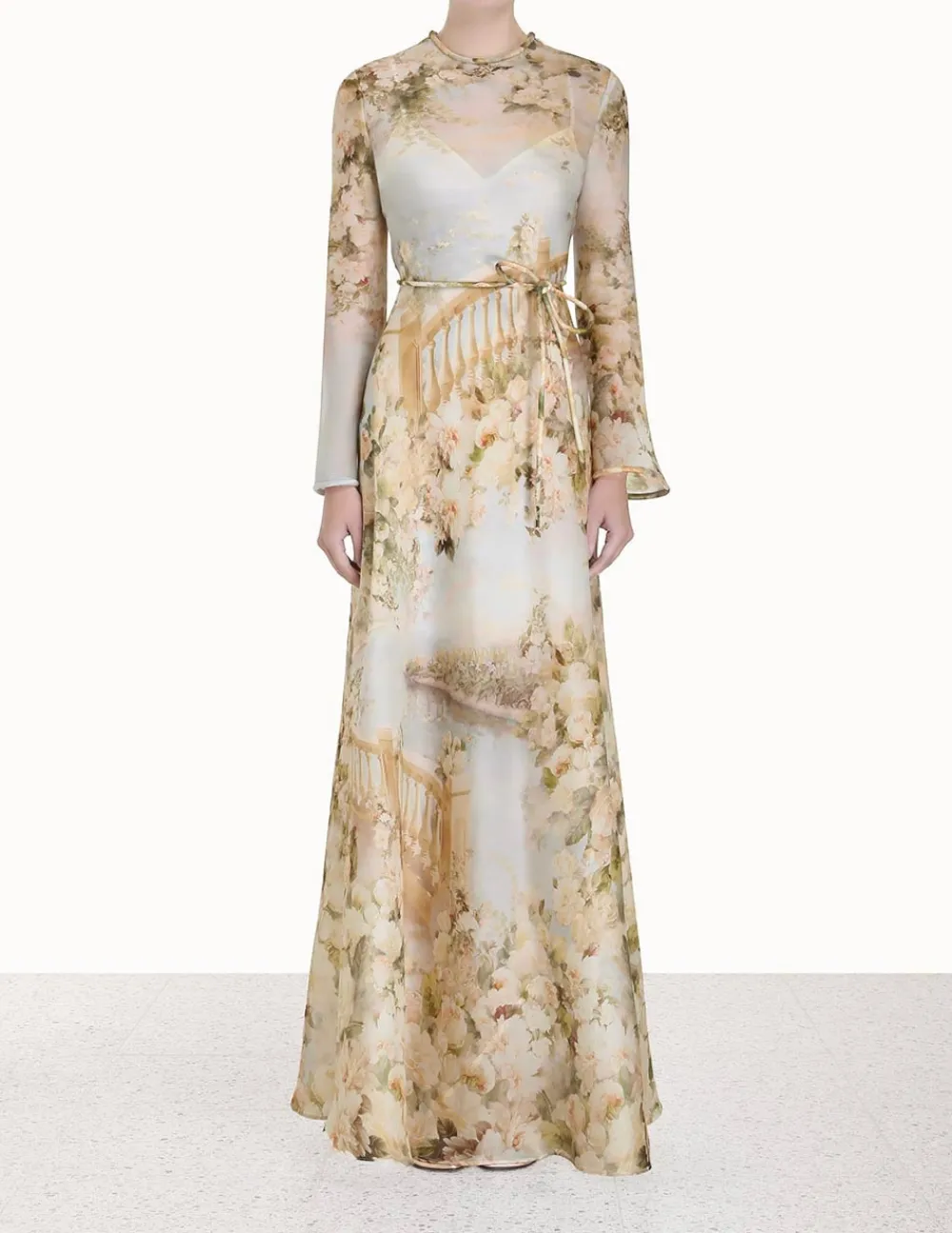 ZIMMERMANN Luminosity Bias Slip Dress-Women Dresses