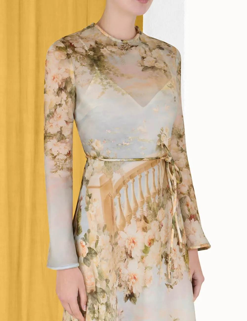 ZIMMERMANN Luminosity Bias Slip Dress-Women Dresses