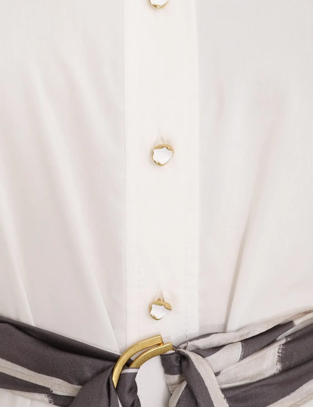 ZIMMERMANN Lyrical Scarf Tie Shirt Dress-Women Dresses