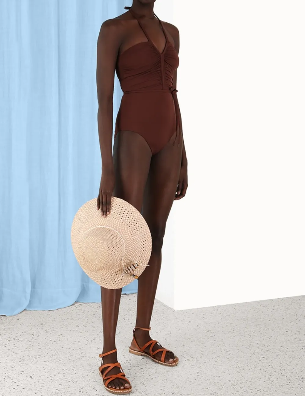 ZIMMERMANN Separates Sculpt Ruched 1Pc-Women One Pieces