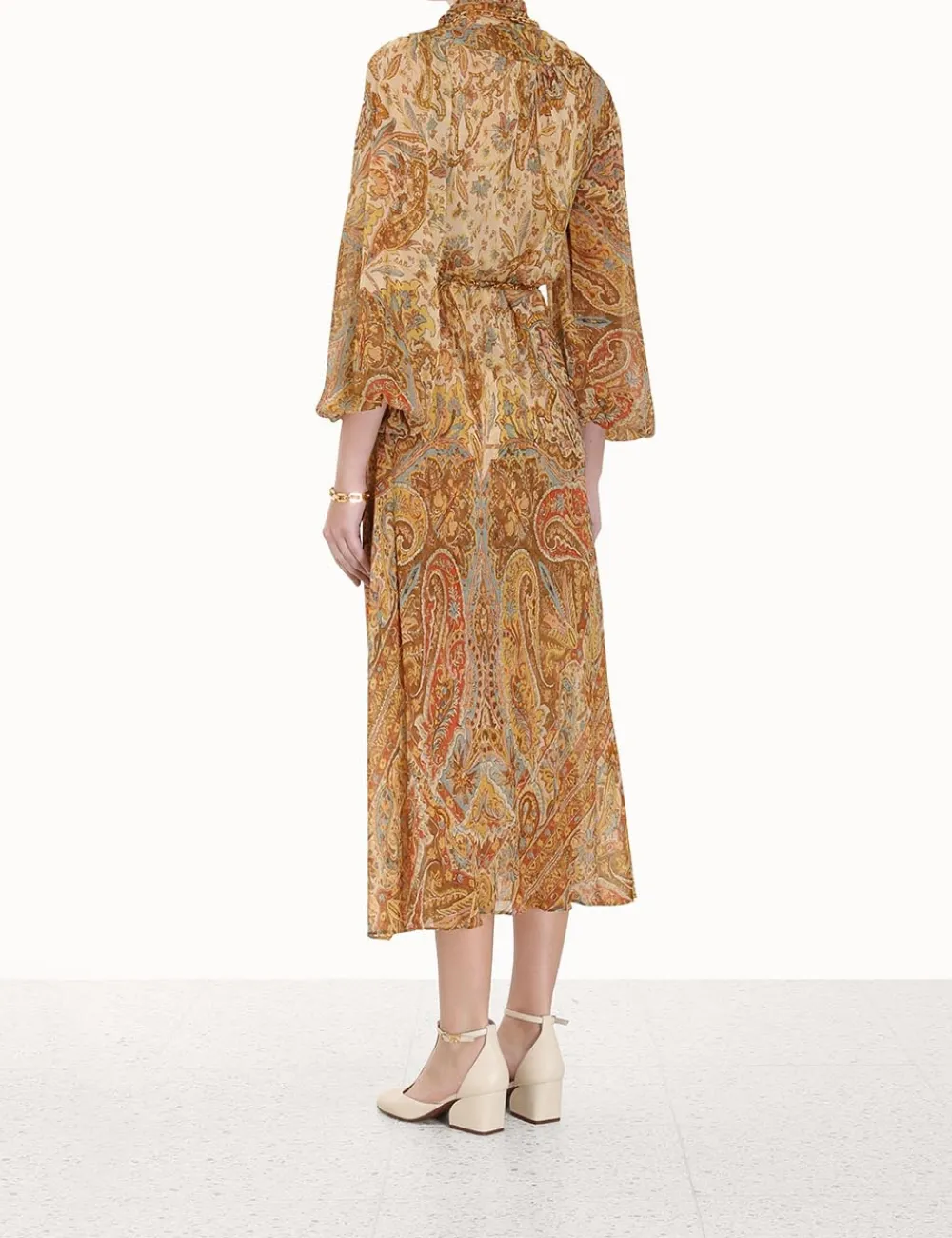 ZIMMERMANN Sensory Billow Dress-Women Clothing