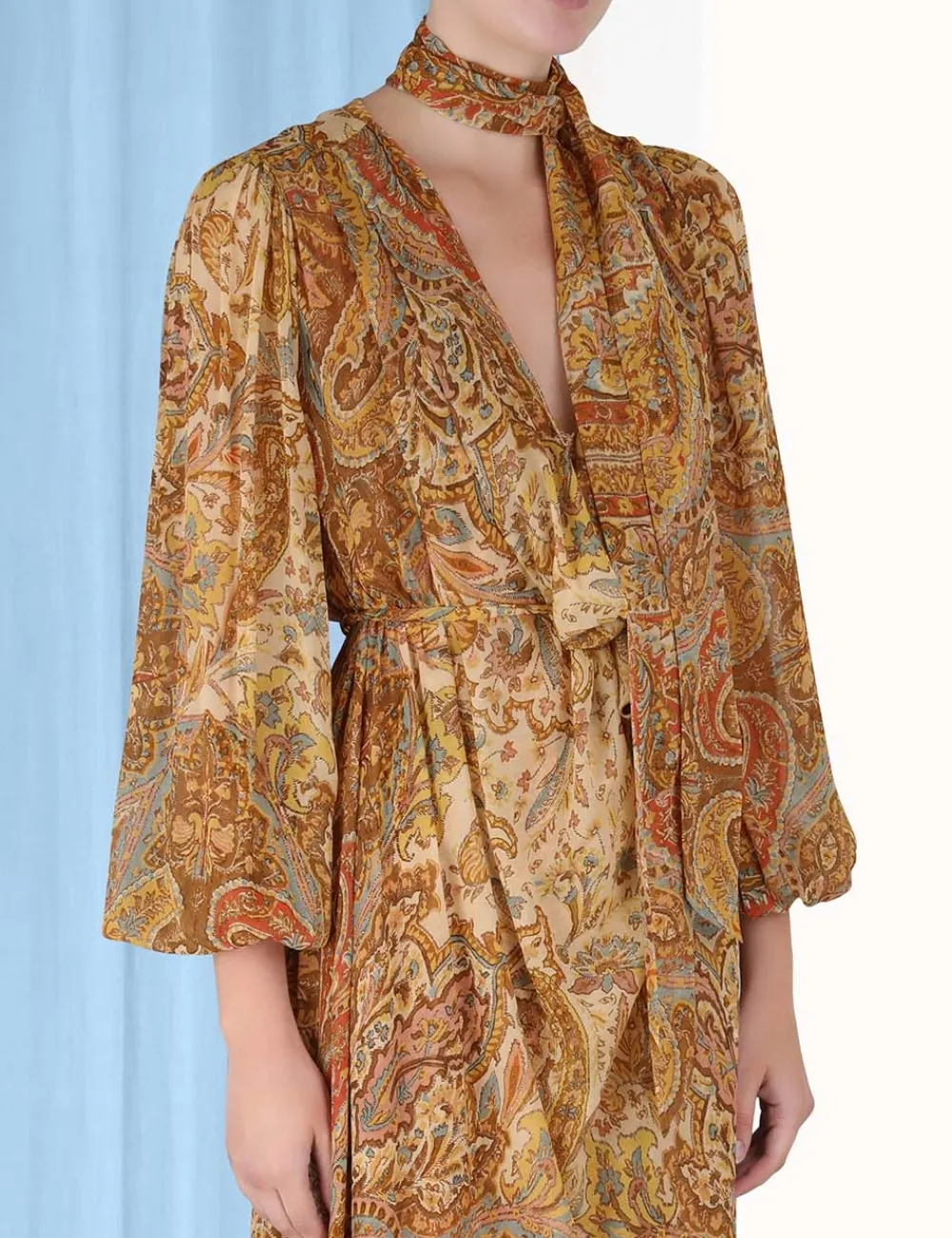 ZIMMERMANN Sensory Billow Dress-Women Clothing