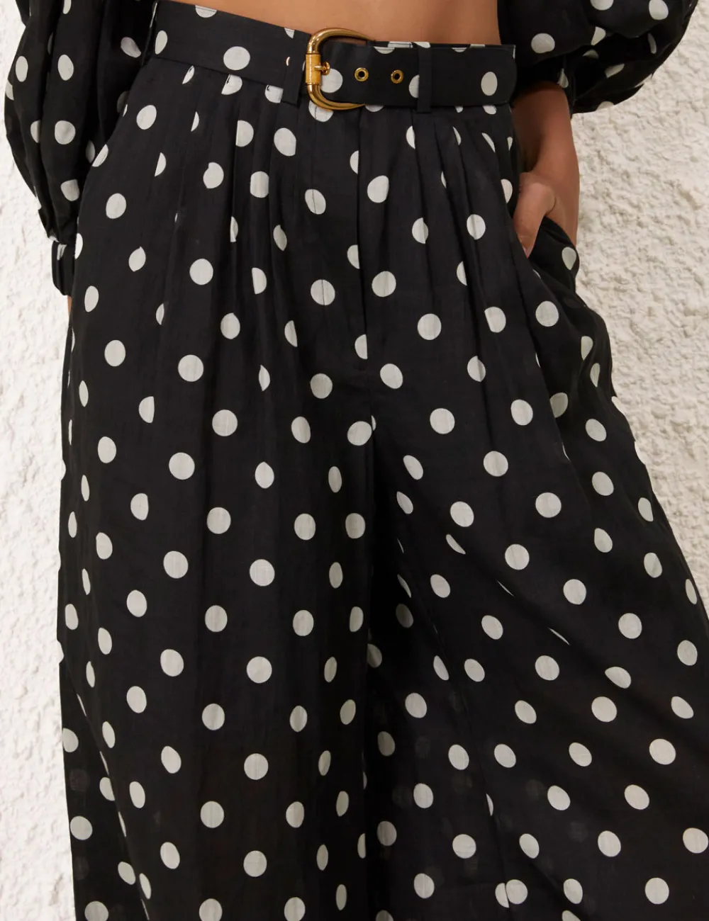 ZIMMERMANN Tuck Pant-Women Clothing