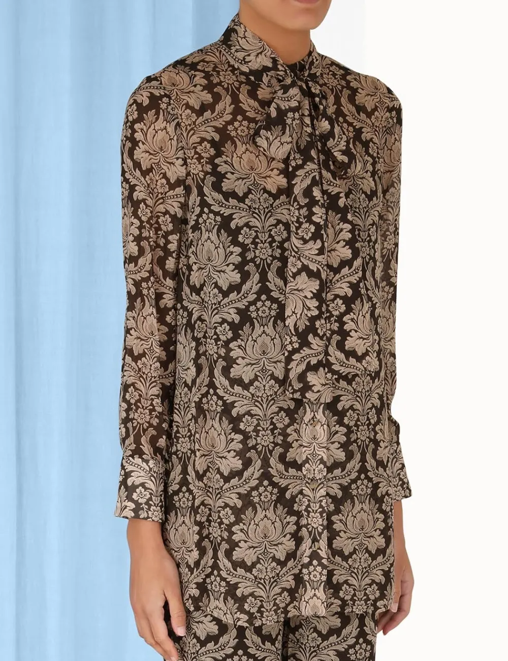 ZIMMERMANN Luminosity Tubular Shirt-Women Tops