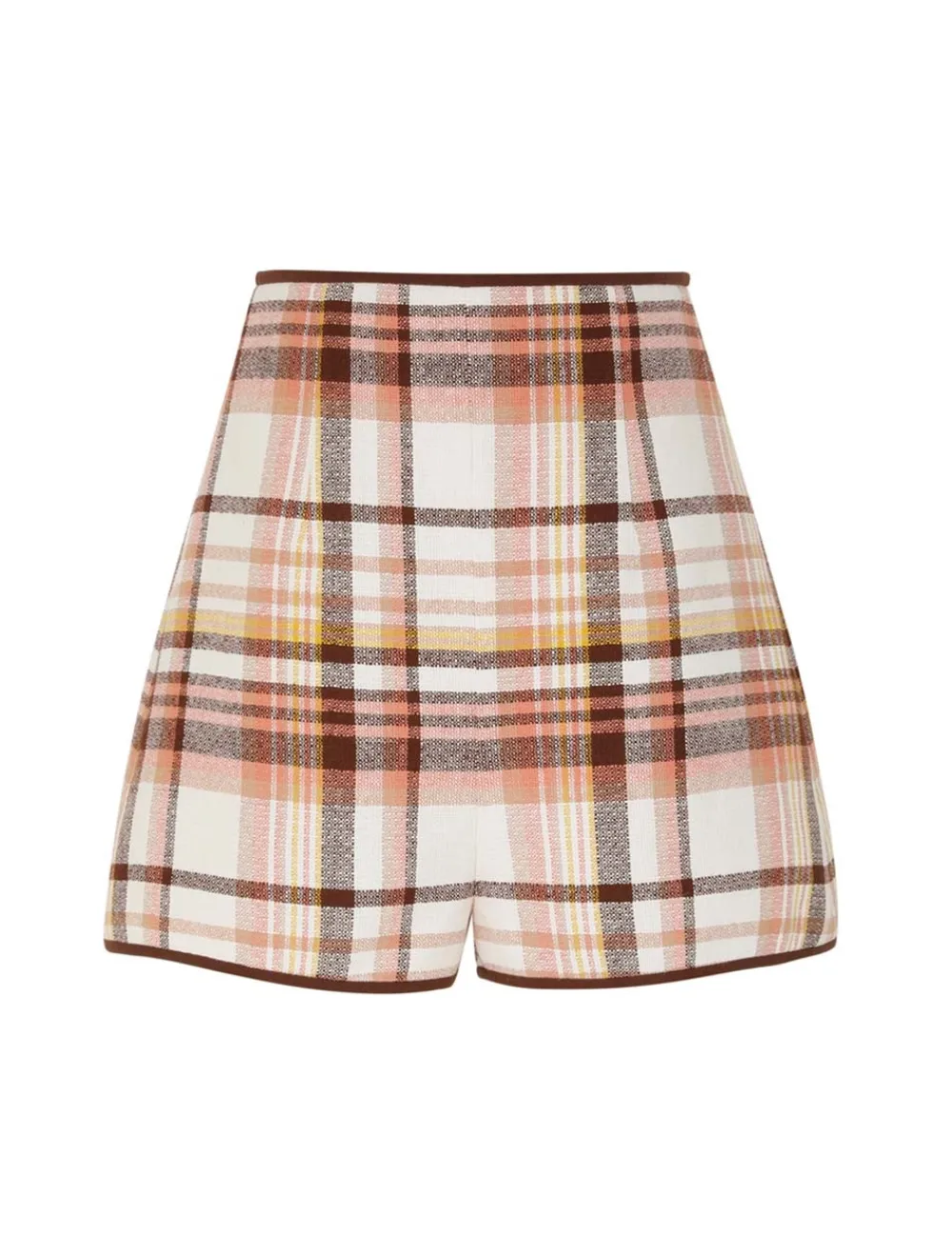 ZIMMERMANN Matchmaker Check Dance Short-Women Clothing