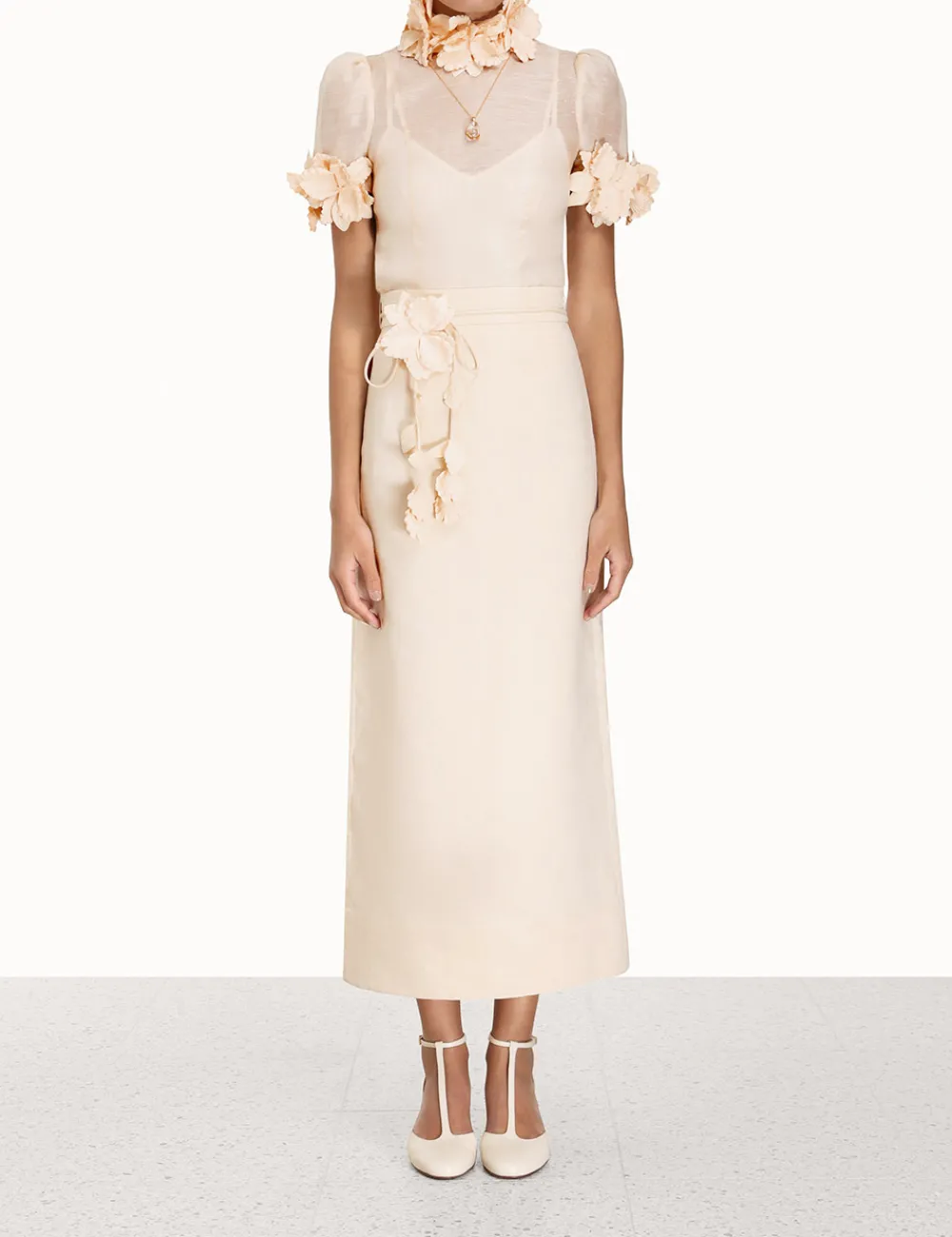 ZIMMERMANN Luminosity Liftoff Flower Top-Women Luminosity